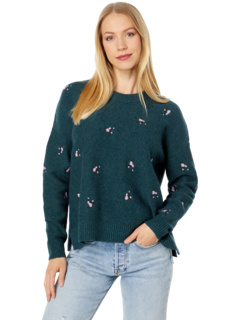 Пуловер с вышивкой крестиком и цветочным принтом Madewell