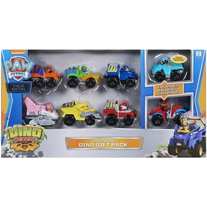 PAW Patrol, True Metal Dino Rescue Gift Pack of 8 Collectible Die-Cast Vehicles, 1:55 Scale Paw Patrol