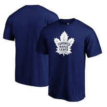Синяя мужская футболка с логотипом Fanatics Team Primary с логотипом Toronto Maple Leafs Fanatics
