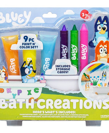 Креативный набор раскрасок для ванны, 10 предметов Bluey