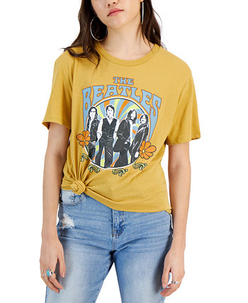 Juniors' The Beatles Short-Sleeved Graphic T-Shirt Love Tribe