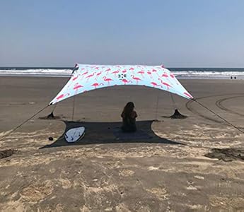 Neso Tents Grande Beach Tent, 7ft Tall, 9 x 9ft, Reinforced Corners and Cooler Pocket Neso