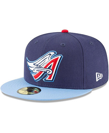 Men's Navy California Angels Cooperstown Collection Wool 59FIFTY Fitted Hat New Era