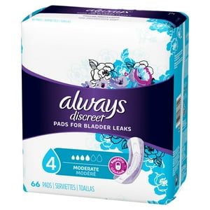 Always Discreet Moderate Absorbency Regular Length 4 (Pack of 3) Visit the Always Store