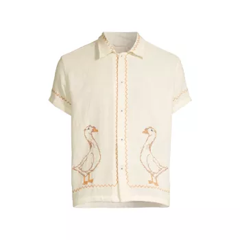 Рубашка на пуговицах спереди Craft Heritage Duck HARAGO