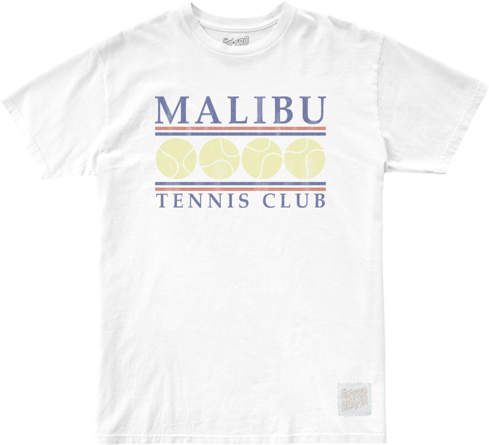 Футболка Malibu Tennis с круглым вырезом из 100 % хлопка (для больших детей) The Original Retro Brand Kids