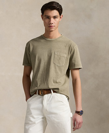 Men's Classic-Fit Mineral-Dyed Jersey T-Shirt Polo Ralph Lauren