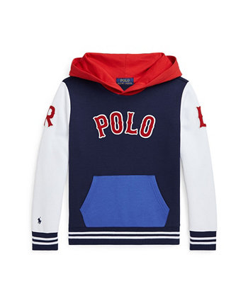 Big Boys Baseball-Logo Double-Knit Hoodie Polo Ralph Lauren