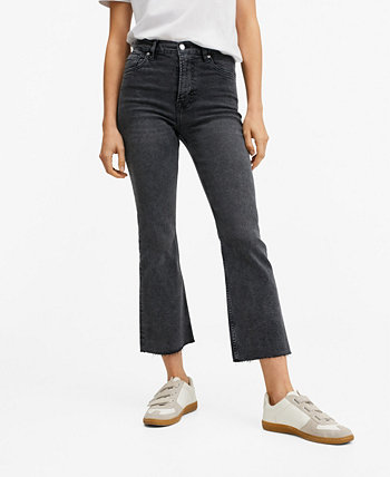 Женские джинсы Bootcut с высокой талией MANGO