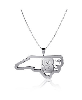 Women's NC State Wolfpack Team State Outline Necklace Dayna Designs