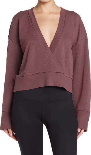 Hot Cross Terry Pullover Z By Zella