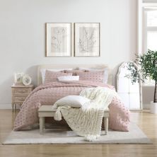 Swift Home Fluffy Pom Pom Comforter Set with Shams Swift Home