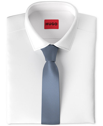 Мужской шелковый жаккардовый галстук HUGO BOSS
