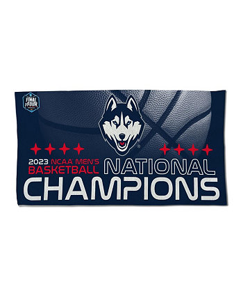 UConn Huskies 2023, мужские национальные чемпионы по баскетболу NCAA, 22 x 42 дюйма, двустороннее полотенце для раздевалки на корте Wincraft