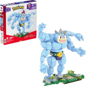 MEGA Pokémon Machamp Building Toy Kit (401 Pieces) with 1 Poseable Figure for Kids Mega