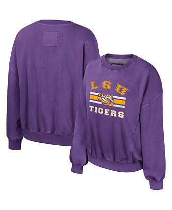 Женский фиолетовый свитшот-пуловер LSU Tigers Audrey Colosseum