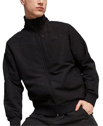 Мужская жаккардовая спортивная куртка с молнией спереди Paisley Luxe PUMA