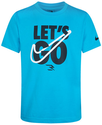 Big Boys "Let's Go" Crewneck T-shirt Nike