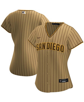 Женская коричневая майка San Diego Padres Альтернативная реплика команды Nike