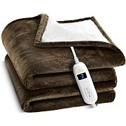 Heated Electric Blanket With Hand Controller For 10 Heating Settings  Heated Blanket Medical king