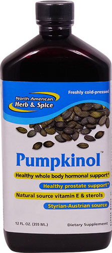 Тыквенное масло, холодного отжима, Pumpkinol™ - 355 мл - North American Herb & Spice North American Herb & Spice