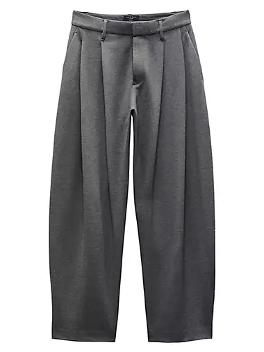 Cecily Pleated Wide-Leg Pants Rag & Bone