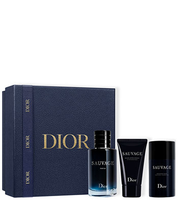 dior sauvage 3 piece gift set