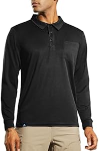 Haimont Men's Polo Shirts with Pocket Short Sleeve Quick Dry Moisture Wicking Golf Shirts Business Casual Work Polos Haimont