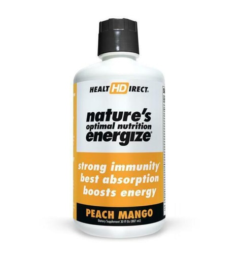 Health Direct Nature's Optimal Nutrition Energize® Peach Mango Splash -- 30 жидких унций Health Direct