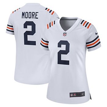 Женская футболка Nike D.J. Moore Chicago Bears с короткими рукавами, альтернативная версия Nike