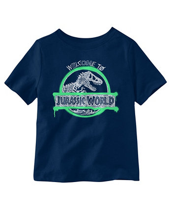 Little Boys Jurassic World Logo Short Sleeves Graphic T-shirt Hybrid