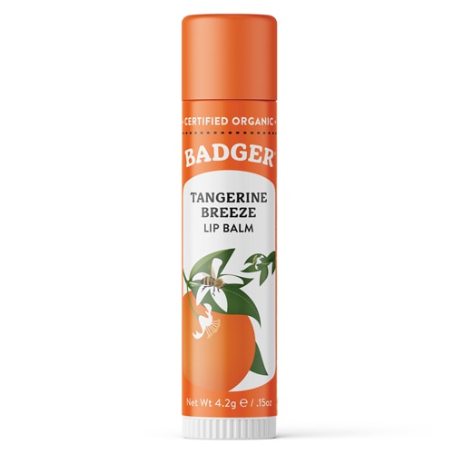Органический бальзам для губ Badger Tangerine Breeze — 0,15 унции Badger Basket