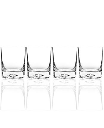 Стеклянная посуда, набор из 4 двойных старомодных стаканов On the Rocks Luigi Bormioli