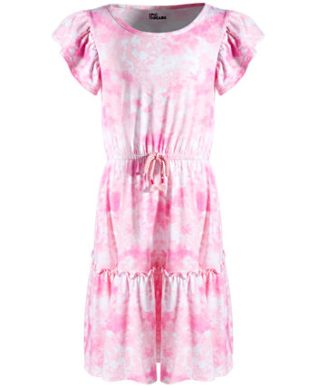 Весеннее многоуровневое платье с узором тай-дай для больших девочек, созданное для Macy's Epic Threads