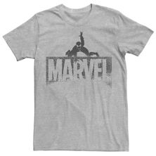 Мужская футболка с дезинтегрирующим логотипом в горошек Marvel Spider-Man Marvel