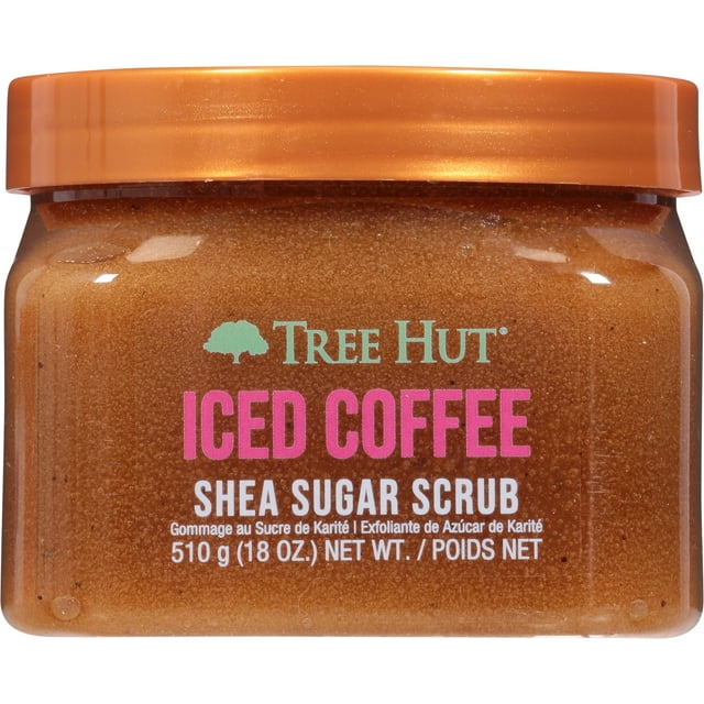 Tree Hut Iced Coffee Shea Sugar Exfoliating & Hydrating Body Scrub, 18 oz. Tree Hut