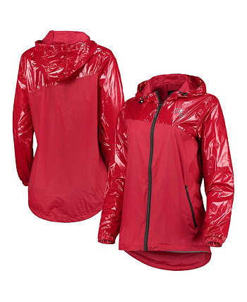 Женская красная куртка с капюшоном Tampa Bay Buccaneers с двойным покрытием и молнией во всю длину G-III