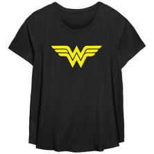 Классическая футболка с логотипом Missy размера плюс DC Comics Wonder Woman DC Comics