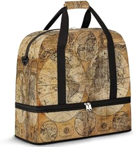 Сумка дорожная TropicalLife Vintage World Map Travel Duffle Bag TropicalLife