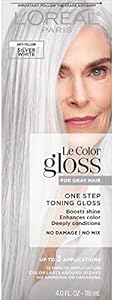 L'Oreal Paris Le Color One Step Toning Hair Gloss, Black Noir, 4 Ounce L'Oréal Paris