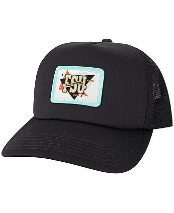 Мужская черная регулируемая шляпа Snapback Snapback для пляжа и пляжа штата Флорида Seminoles Laguna Trucker League Collegiate Wear