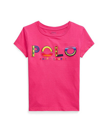 Toddler and Little Girls Logo Cotton Jersey T-shirt Ralph Lauren