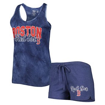 Women's Concepts Sport Navy Boston Red Sox Billboard Racerback Tank Top & Shorts Sleep Set Unbranded