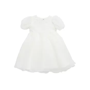 Для маленьких девочек, для маленьких девочек и для маленьких девочек; Платье для девочек с пышными рукавами и вышивкой пайетками Joan Calabrese