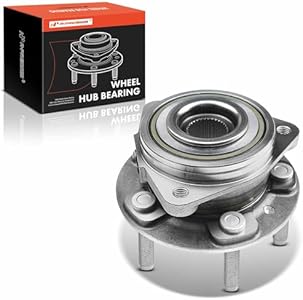 A-Premium Front Wheel Bearing and Hub Assembly with 5-Lug Compatible with Jeep Wrangler 2018-2023, Gladiator 2020-2023 A-Premium