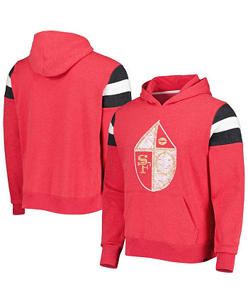 Мужской пуловер с капюшоном Scarlet San Francisco 49ers Legacy Premier Nico '47 Brand