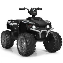 12 V Kids Electric 4-Wheeler ATV Quad Ride On Car with LED Light Slickblue