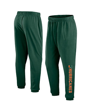 Мужские зеленые спортивные штаны из флиса Miami Hurricanes Chop Block Fanatics