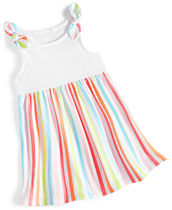 Трикотажное платье в полоску Jackie для новорожденных девочек, созданное для Macy's First Impressions