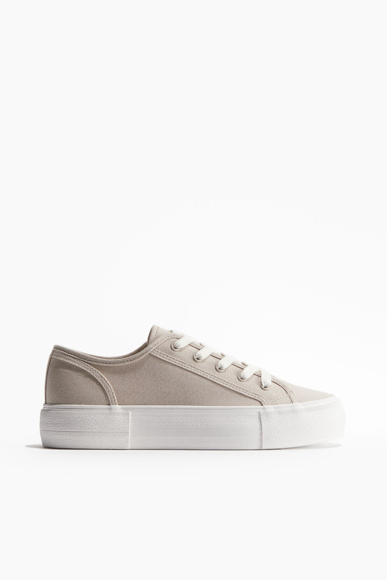 Canvas Sneakers H&M